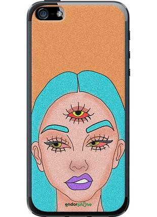 Чохол на iphone 5 дівчина малюнок "4576u-18-10746"