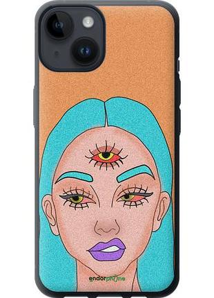 Чехол на iphone 14 девушка рисунок "4576u-2648-10746"