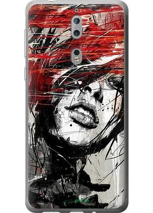 Чехол на nokia 8 лицо девушки "1162u-1115-10746"