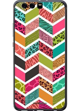 Чехол на huawei p10 plus шеврон v3 "1058u-963-10746"