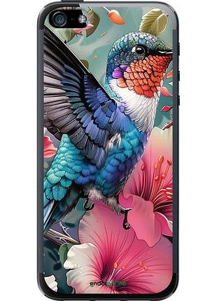 Чехол на iphone 5 сказочная колибри "6051u-18-10746"