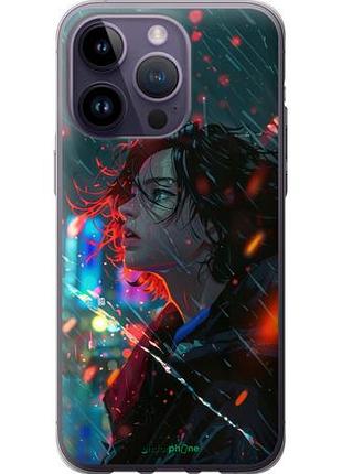 Чехол на iphone 14 pro max ночные огни "6096u-2667-10746"