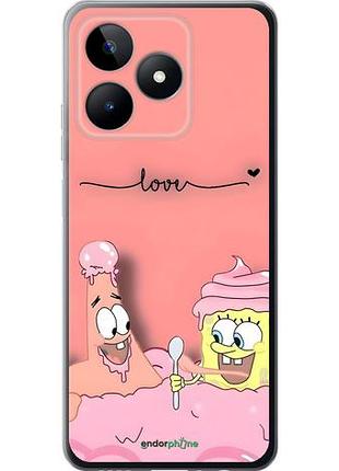 Чехол на realme c53 спанч боб, sponge bob риалми с53