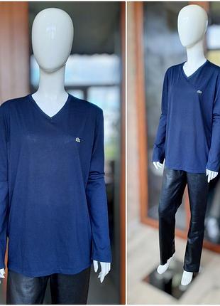 Lacoste хлопковый лонгслив , оригинал 8