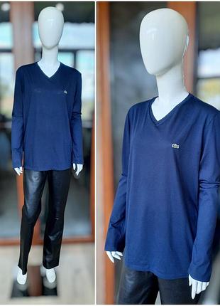 Lacoste хлопковый лонгслив , оригинал 7