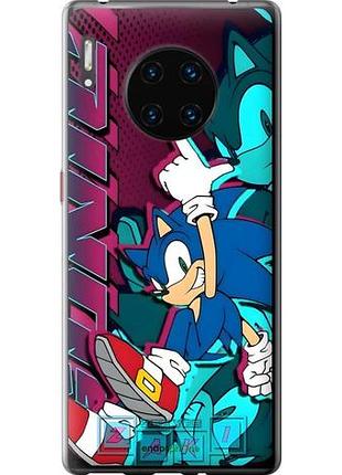 Чехол на huawei mate 30 pro соник sonic хуавей мейт 30 про