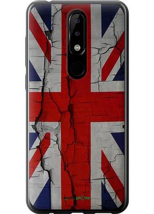 Чехол на nokia 5.1 plus флаг великобритании 2 "387u-1543-10746"