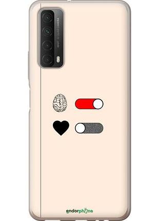 Чехол на huawei p smart 2021 любовь и ум "4553u-2100-10746"