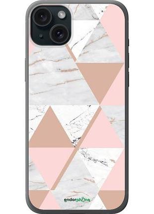 Чехол на iphone 15 plus мраморная симметрия "4344u-3097-10746"