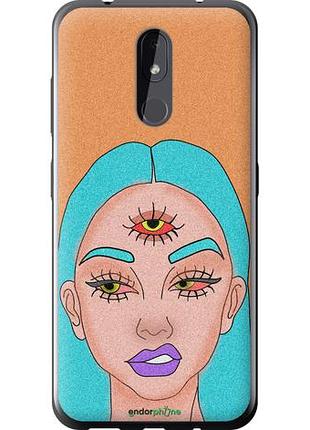 Чехол на nokia 3.2 девушка рисунок "4576u-1705-10746"