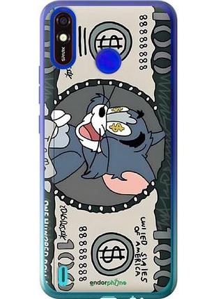 Чохол на tecno spark 4 lite том і джеррі
