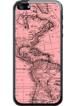 Чехол на iphone 5 карта "4794u-18-10746"