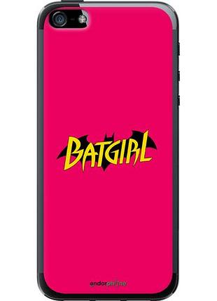 Чехол на iphone 5 bat girl "4533u-18-10746"