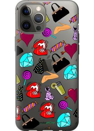 Чехол на iphone 12 pro max stickers "4757u-2054-10746"