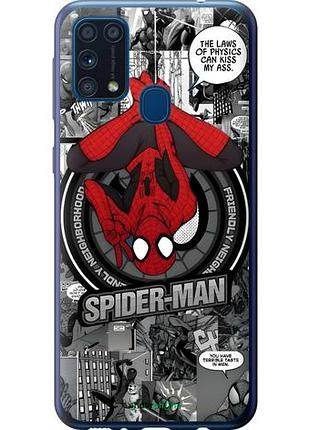 Чехол на samsung galaxy m31 m315f человек паук, spiderman самсунг м31 м315ф