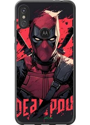 Чехол на motorola one power дэдпул, deadpool моторола ван повер