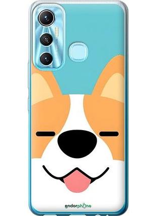 Чехол на infinix hot 11 забавный корги инфикс хот 11