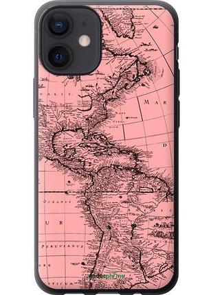 Чохол на iphone 12 mini мапа "4794u-2071-10746"