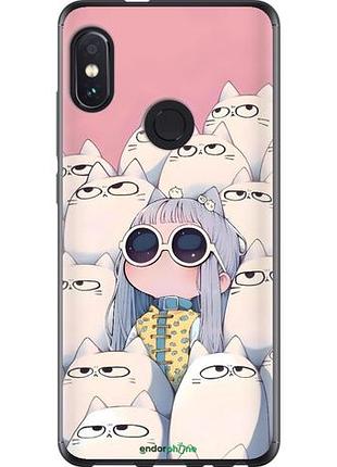 Чохол на xiaomi redmi note 5 pro малюк з котами