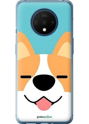 Чехол на oneplus 7t забавный корги 1+ 7т