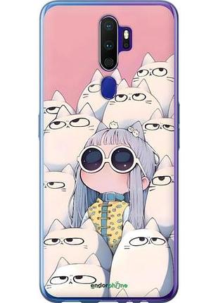 Чохол на oppo a5 2020 малюка з котами
