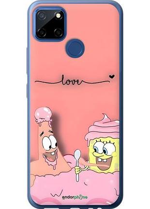 Чехол на realme c12 спанч боб, sponge bob риалми с12