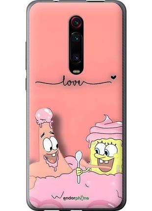 Чехол на xiaomi redmi k20 спанч боб, sponge bob сяоми редми к20