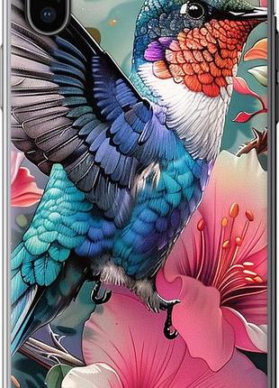 Чехол на iphone x сказочная колибри "6051u-1050-10746"