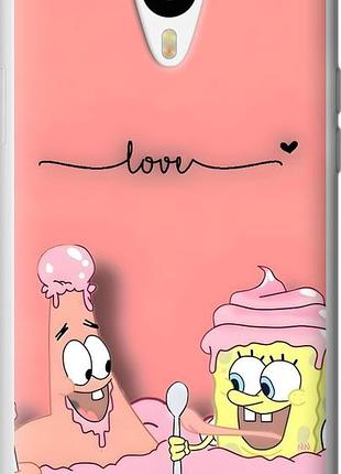 Чехол на meizu m1/m1 mini спанч боб, sponge bob мейзу м1/м1 мини