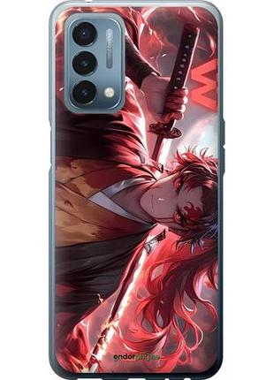 Чехол на oneplus nord n200 аниме самурай 1+ норд н200