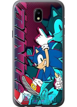Чехол на samsung galaxy j5 j530 (2017) соник sonic самсунг й5 й530 (2017)