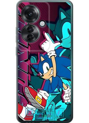 Чехол на oppo reno11 f соник sonic оппо рено11 ф