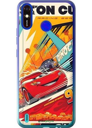 Чехол на tecno spark 4 lite тачки