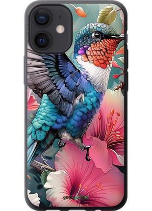 Чехол на iphone 12 mini сказочная колибри "6051u-2071-10746"