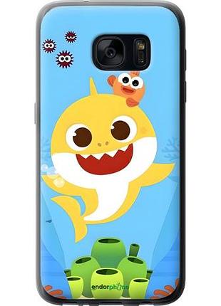 Чехол на samsung galaxy s7 g930f бейби шарк