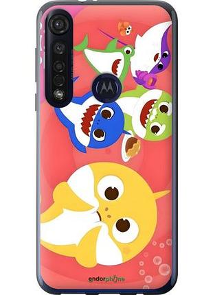 Чехол на motorola g8 plus бейби шаркс моторола г8 плюс