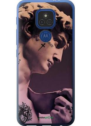 Чехол на motorola e7 plus давид тату моторола е7 плюс