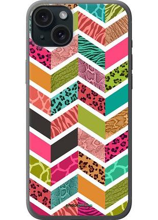 Чехол на iphone 15 plus шеврон v3 "1058u-3097-10746"
