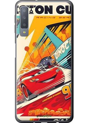 Чехол на samsung galaxy a7 (2018) a750f тачки самсунг а7 (2018) а750ф