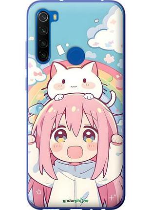 Чехол на xiaomi redmi note 8t девочка аниме радуга сяоми редми ноут 8т