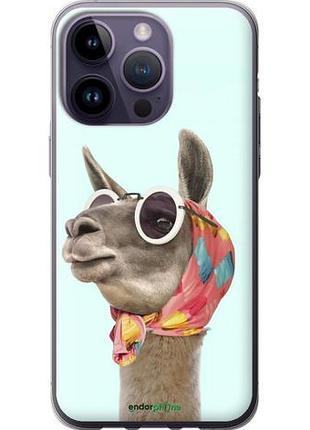 Чехол на iphone 14 pro max модная лама "4479u-2667-10746"