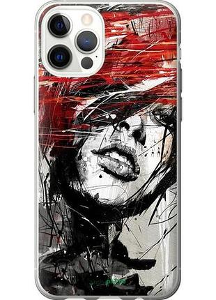 Чехол на iphone 12 лицо девушки "1162u-2053-10746"