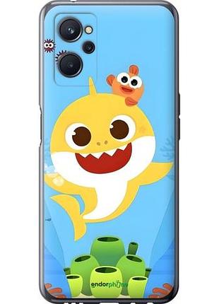 Чехол на realme 9i бейби шарк риалми 9и