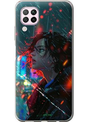 Чехол на huawei nova 6se ночные огни "6096u-1823-10746"