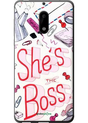 Чехол на nokia 6 she's the boss "4254u-898-10746"