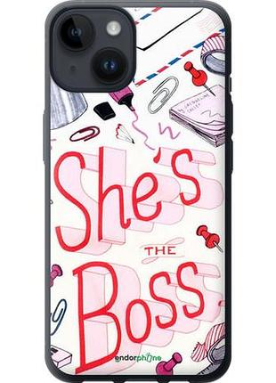 Чехол на iphone 14 she's the boss "4254u-2648-10746"