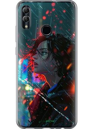 Чехол на huawei honor 10 lite ночные огни "6096u-1618-10746"