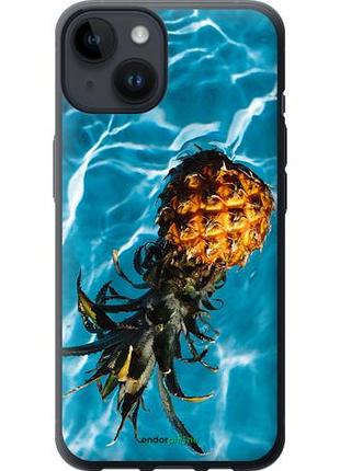 Чехол на iphone 14 ананас на воде "4384u-2648-10746"