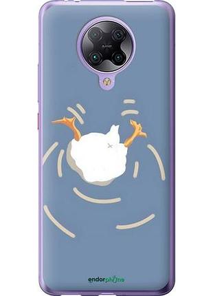 Чехол на xiaomi redmi k30 pro смешная утка, гусь сяоми редми к30 про