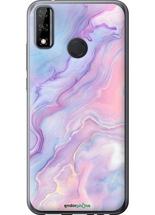 Чехол на huawei y8s нежный мрамор хуавей у8с